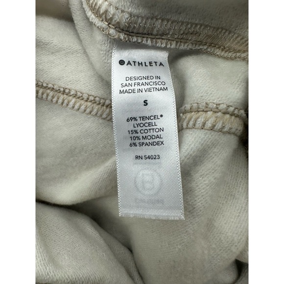 Athleta Balance Printed Jogger Pant size S Oatmeal Heather - Picture 11 of 11